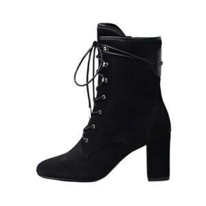 Longchamp Lace Up Short Boot